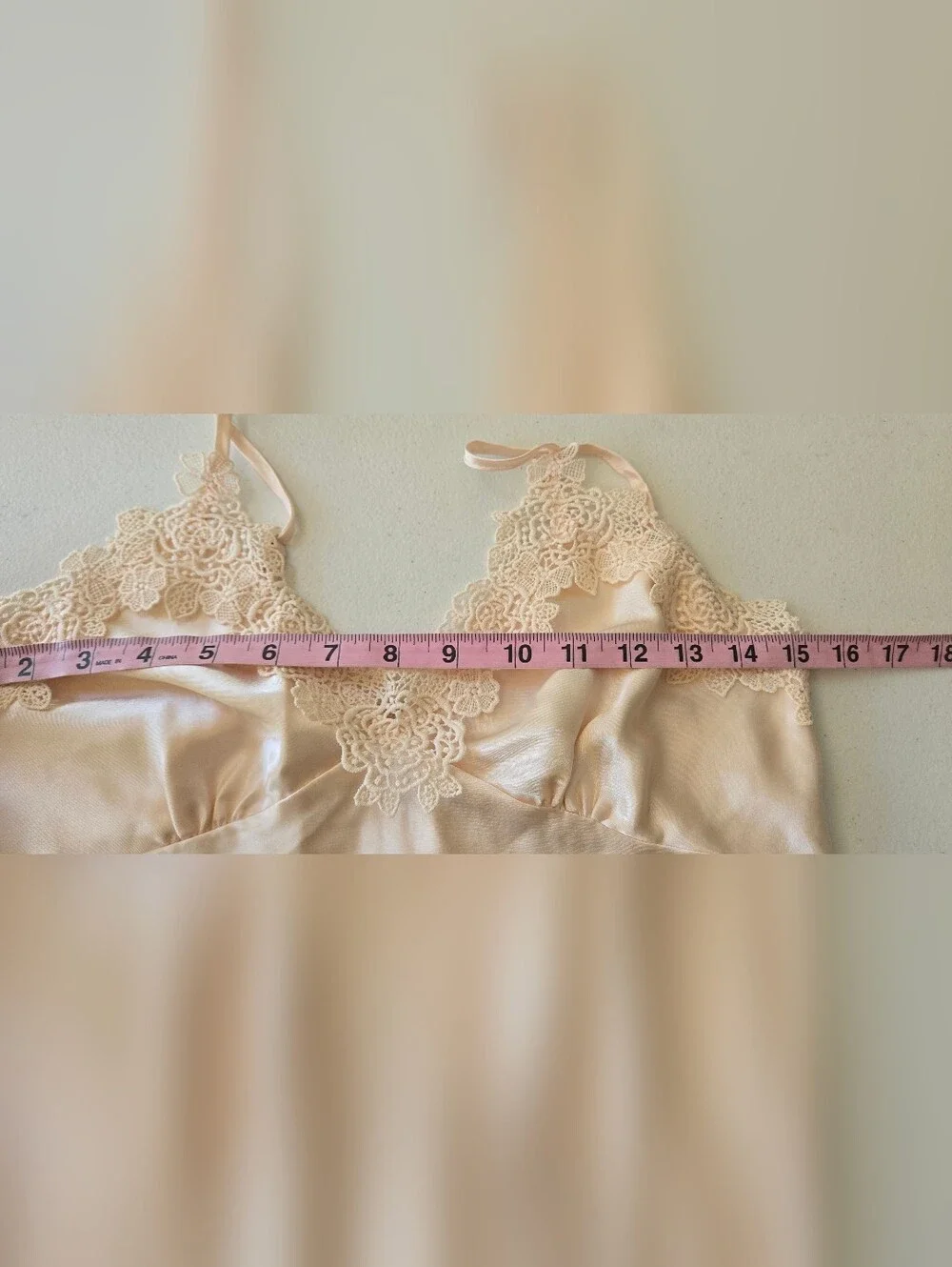 Vintage Cream Slip Dress Chemise - Picture 5 of 6